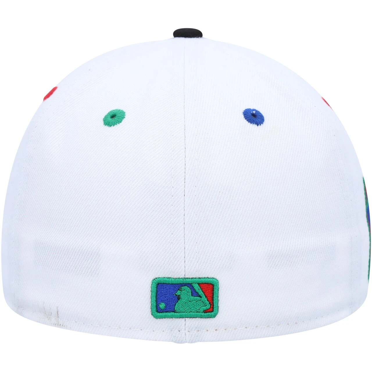 Men's Seattle Mariners New Era White/Black 40th Anniversary Primary Eye 59FIFTY Fitted Hat - Image 4