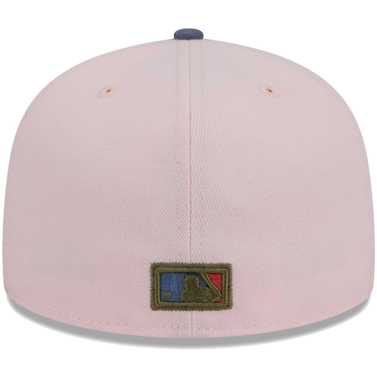 Men's San Diego Padres New Era Pink/Blue Olive Undervisor 59FIFTY Fitted Hat - Image 4