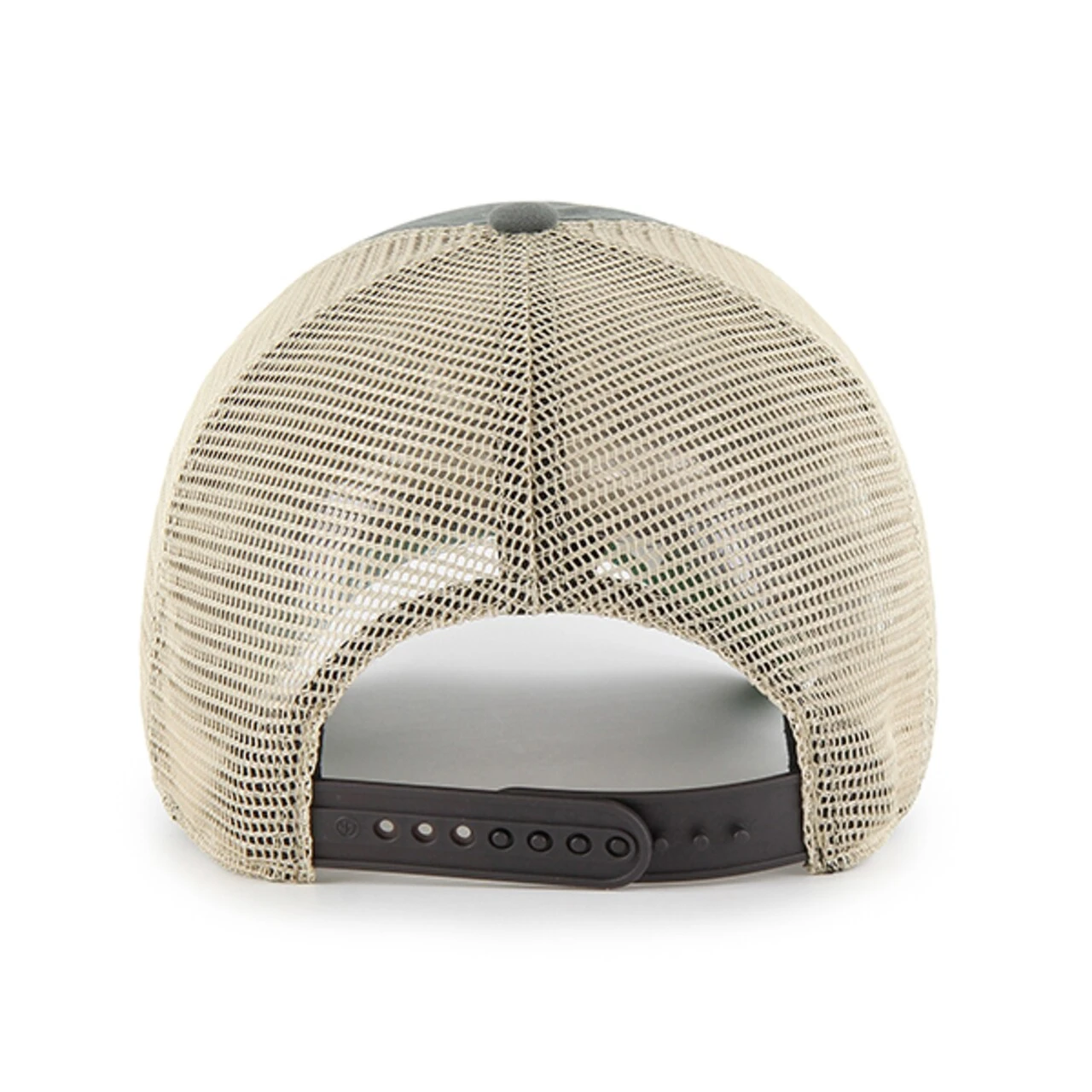 Men's San Diego Padres '47 Charcoal Four Stroke Clean Up Trucker Snapback Hat - Image 4