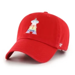 Men's Los Angeles Angels '47 Red Team Pride Clean Up Adjustable Hat