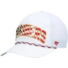 Men's Seattle Mariners '47 White Flag Flutter Hitch Snapback Hat