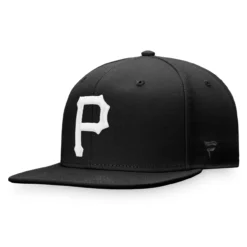 Men's Pittsburgh Pirates Fanatics Branded Black Snapback Hat