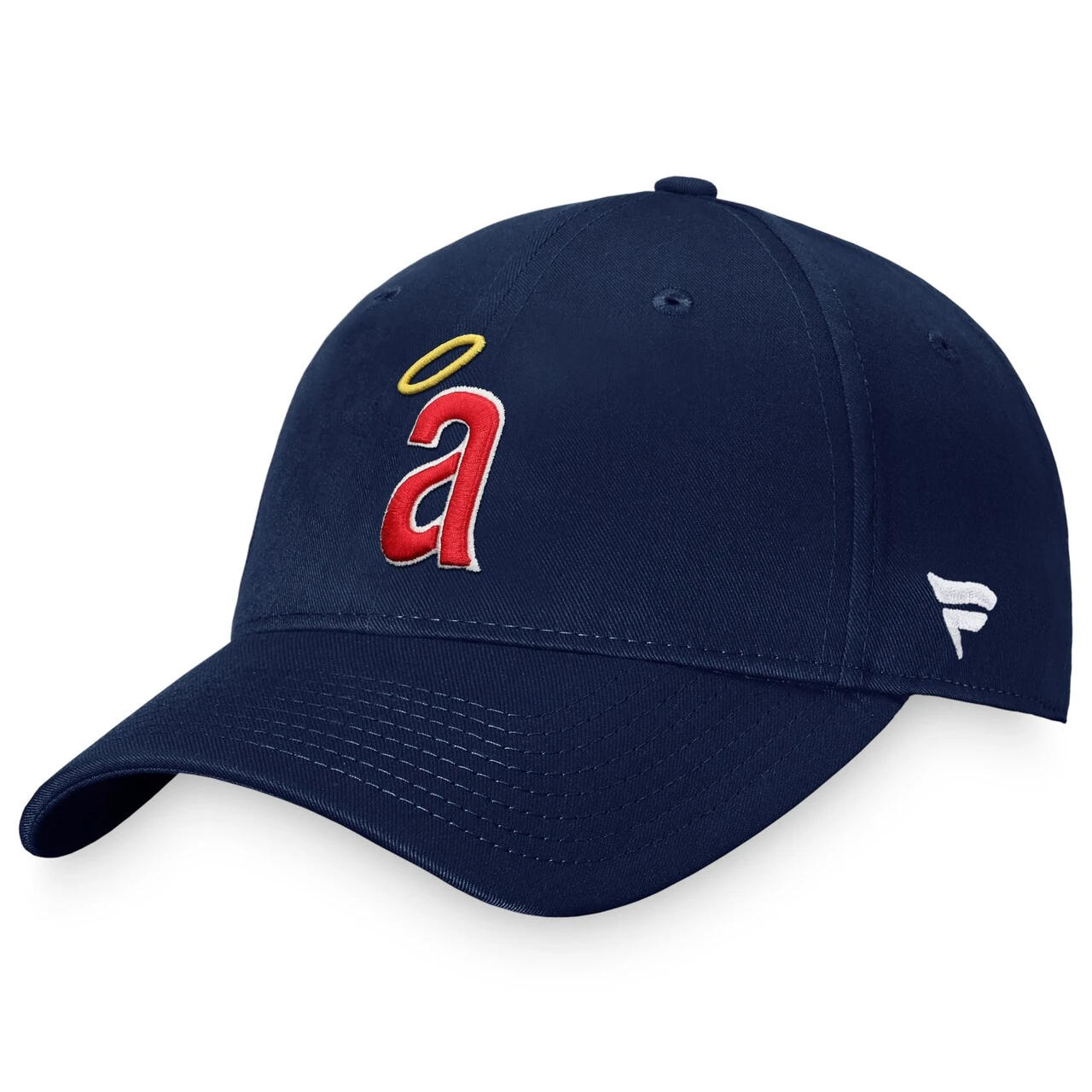 Men's California Angels Fanatics Branded Navy Cooperstown Collection Core Adjustable Hat