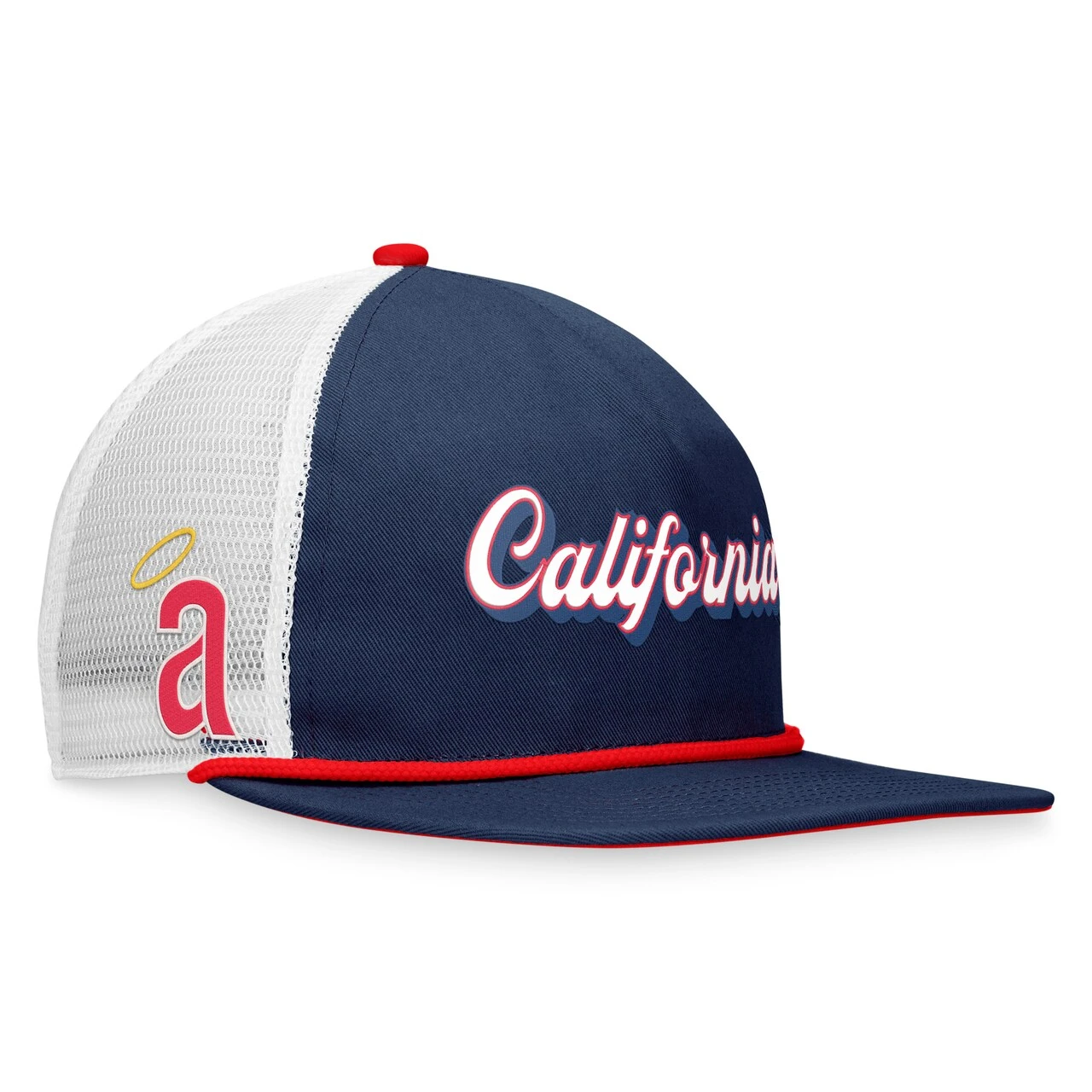 Men's California Angels Fanatics Branded Navy Heritage Golfer Snapback Hat