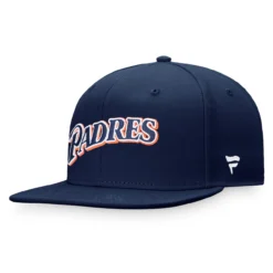 Men's San Diego Padres Fanatics Branded Navy Cooperstown Collection Fitted Hat