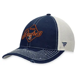 Men's San Diego Padres Fanatics Branded Navy Heritage Trucker Snapback Hat