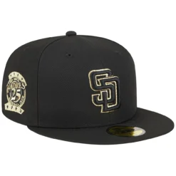 Men's San Diego Padres New Era Black 2023 59FIFTY Day Fitted Hat