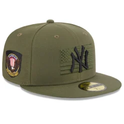 Men's New York Yankees New Era Green 2023 Armed Forces Day On-Field 59FIFTY Fitted Hat
