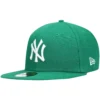 Men's New York Yankees New Era Kelly Green White Logo 59FIFTY Fitted Hat