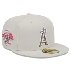 Men's Los Angeles Angels New Era Khaki 2023 Mother's Day On-Field 59FIFTY Fitted Hat