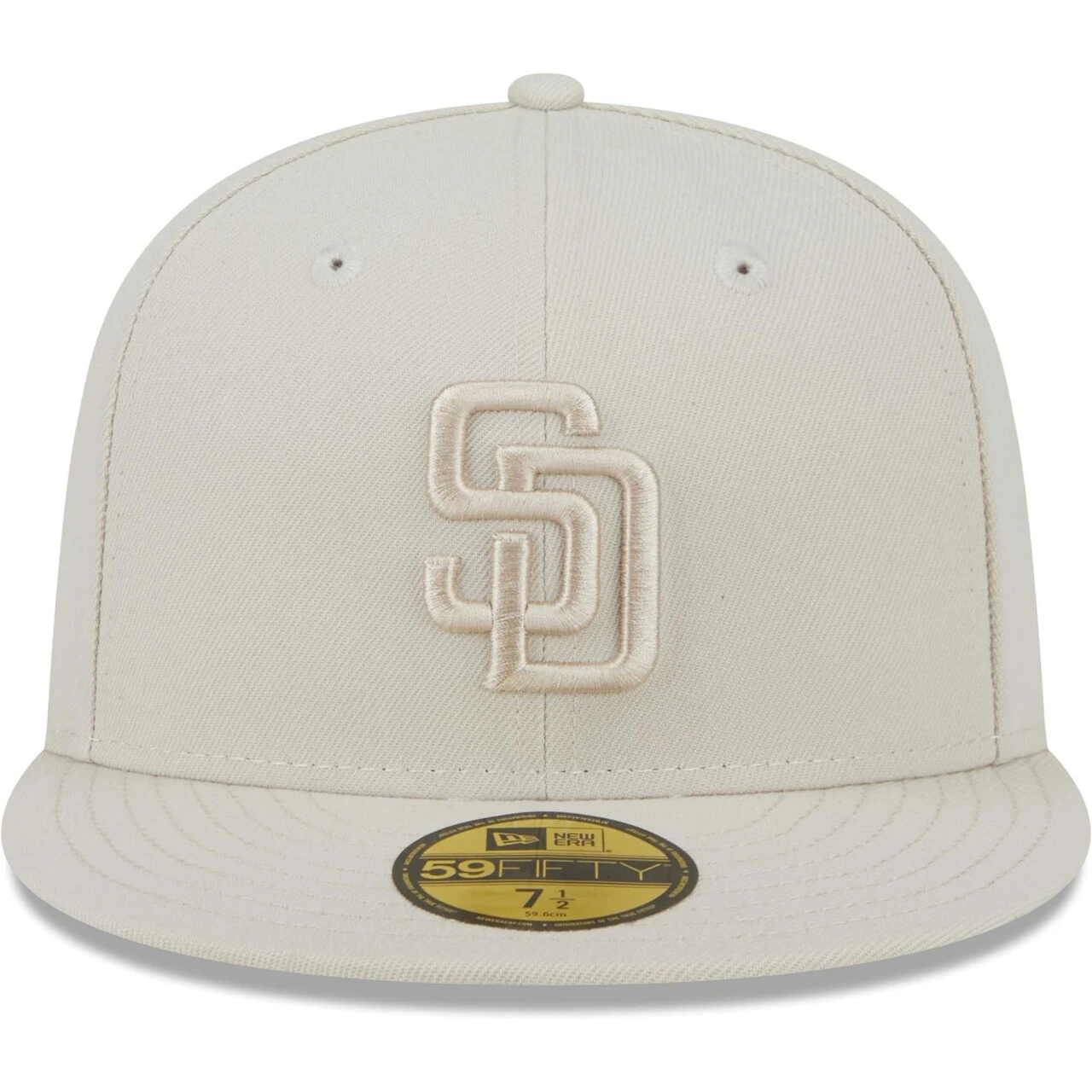 Men's San Diego Padres New Era Khaki Tonal 59FIFTY Fitted Hat - Image 2