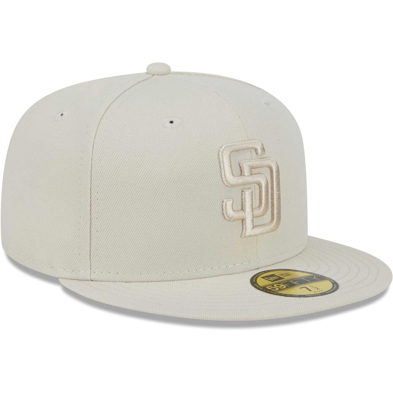 Men's San Diego Padres New Era Khaki Tonal 59FIFTY Fitted Hat - Image 3