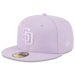 Men's San Diego Padres New Era Lavender 2023 Spring Color Basic 59FIFTY Fitted Hat