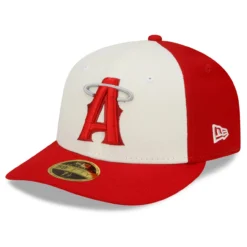 Men's Los Angeles Angels New Era Red 2022 City Connect Low Profile 59FIFTY Fitted Hat
