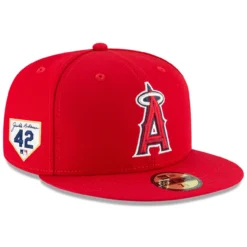 Men's Los Angeles Angels New Era Red 2023 Jackie Robinson Day 59FIFTY Fitted Hat