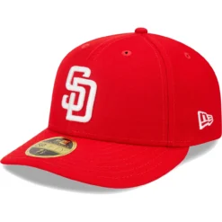 Men's San Diego Padres New Era Scarlet Low Profile 59FIFTY Fitted Hat