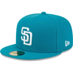 Men's San Diego Padres New Era Turquoise 59FIFTY Fitted Hat