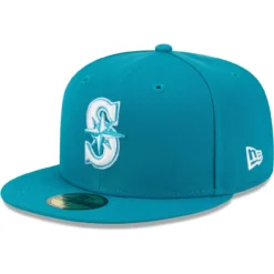 Men's Seattle Mariners New Era Turquoise 59FIFTY Fitted Hat
