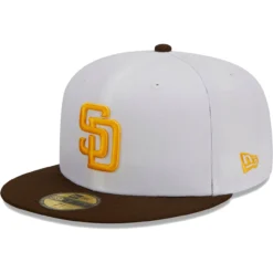 Men's San Diego Padres New Era White Optic 59FIFTY Fitted Hat
