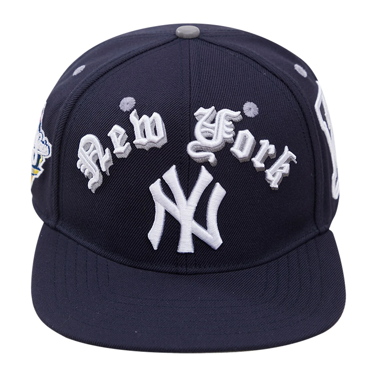 Men's New York Yankees Pro Standard Navy 1999 World Series Old English Snapback Hat - Image 2