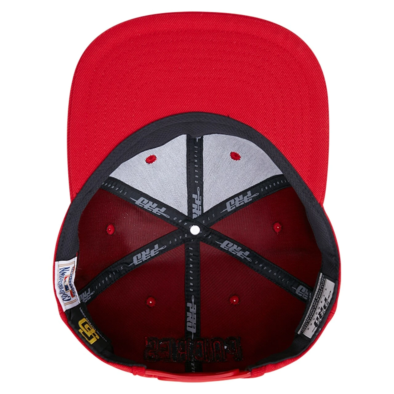 Men's San Diego Padres Pro Standard Triple Red Snapback Hat - Image 4