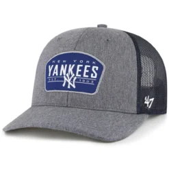 Men's New York Yankees '47 Charcoal/Navy Slate Trucker Snapback Hat