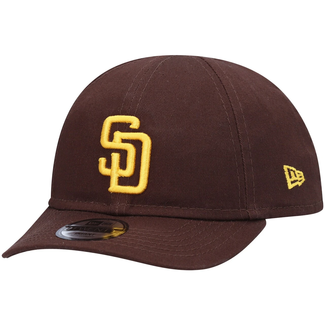 Newborn & Infant San Diego Padres New Era Brown My First 9TWENTY Stretch Fit Hat