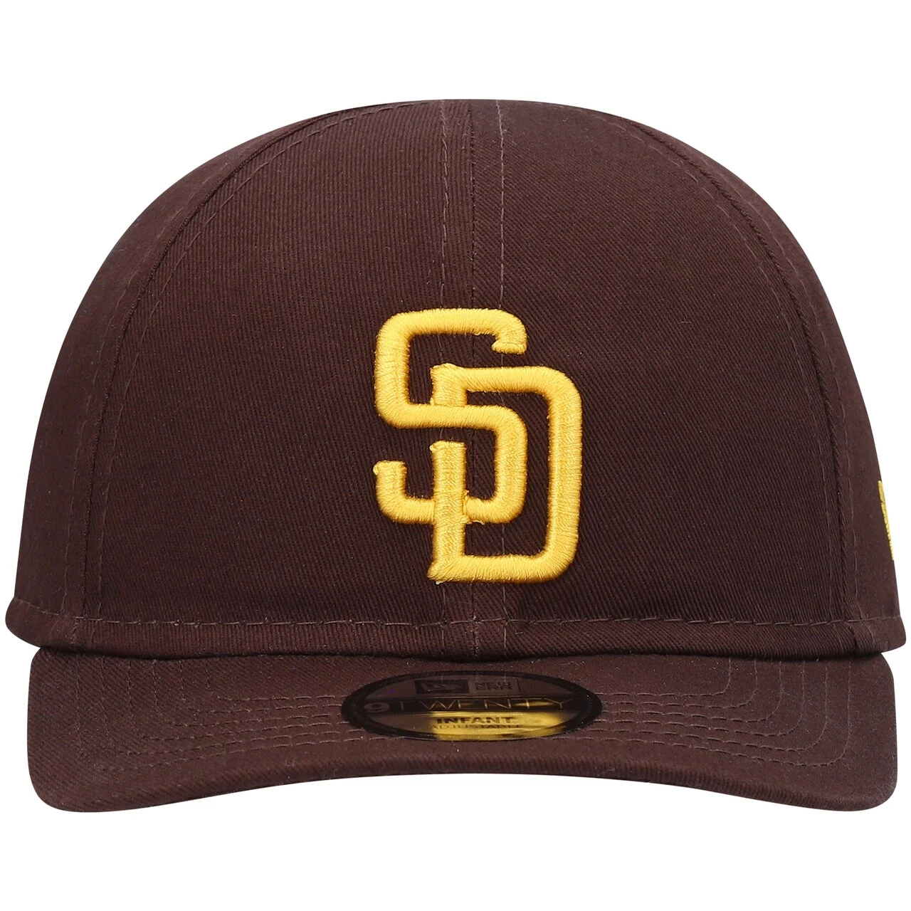 Newborn & Infant San Diego Padres New Era Brown My First 9TWENTY Stretch Fit Hat - Image 2