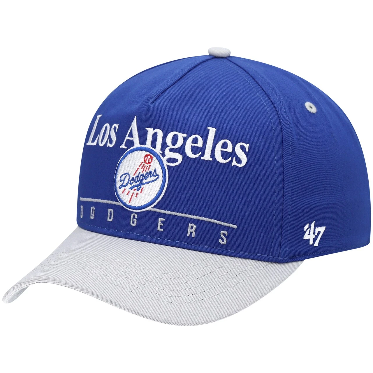 Men's Los Angeles Dodgers '47 Royal/White Retro Super Hitch Snapback Hat