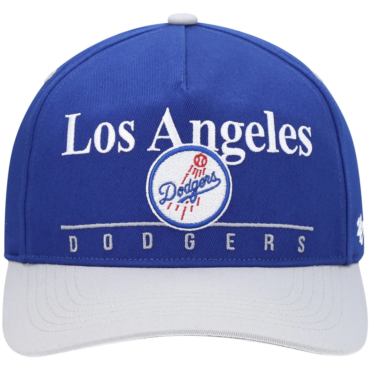 Men's Los Angeles Dodgers '47 Royal/White Retro Super Hitch Snapback Hat - Image 2