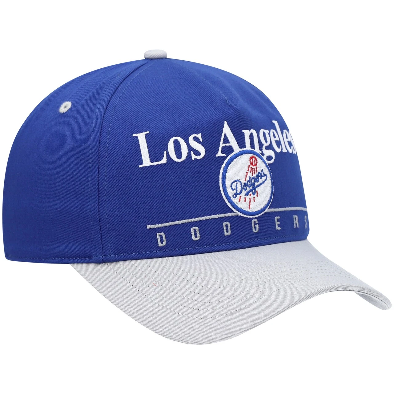 Men's Los Angeles Dodgers '47 Royal/White Retro Super Hitch Snapback Hat - Image 3