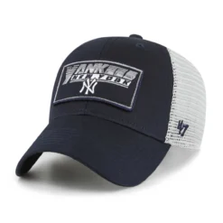 Youth New York Yankees '47 Navy/White Levee MVP Trucker Adjustable Hat