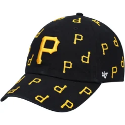 Women's Pittsburgh Pirates '47 Black Confetti Clean Up Adjustable Hat