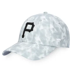 Women's Pittsburgh Pirates Majestic Gray Smoke-Dye Adjustable Hat