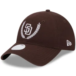 Women's San Diego Padres New Era Brown Leaves 9TWENTY Adjustable Hat